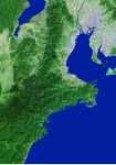 三重県の衛星写真