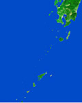 鹿児島県　離島の衛星写真