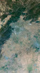 北京　衛星写真